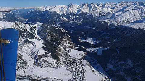 Sedrun in Graubünden.