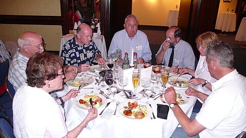 Captains Dinner im Hotel Steigenberger.