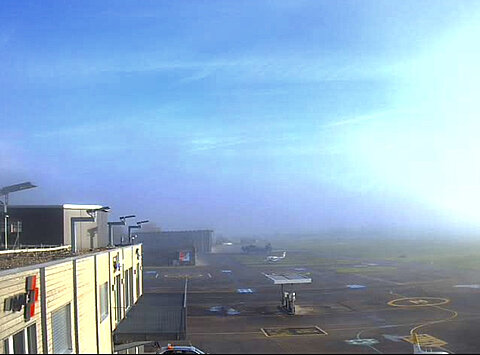 Der Nebel in Grenchen lichtet sich.