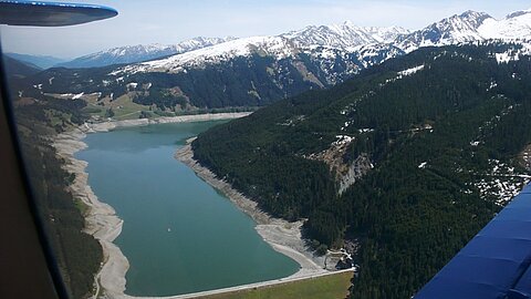 Stausee beim Gerlsenpass.