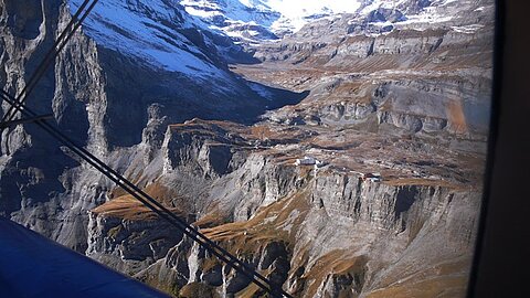 Vor uns der Gemmipass.
