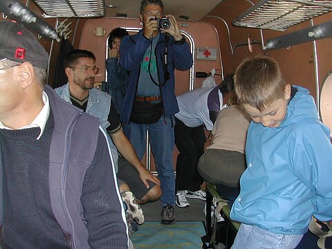 Passagiere in der AN-2.