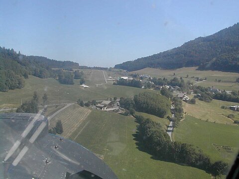 Im Anflug auf Habere Poch.