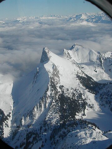 Das Stockhorn von der Simmentaler Seite.