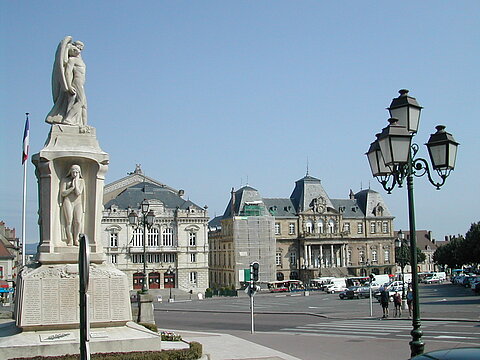 Regierungsgebäude in Autun.