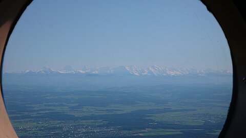Wtterhorn, Finsterarhorn, Schreckhorn, Eiger, Mönch und Jungfrau.