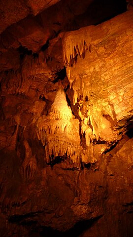 Tropfsteinhöhle.