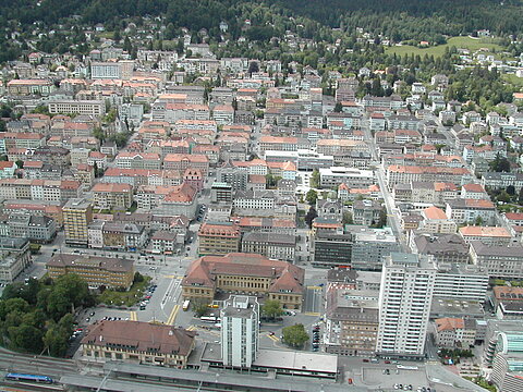 Stadt La Chaux de Fonts.