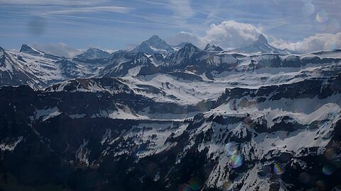 Wetterhorn und Schreckhorn.