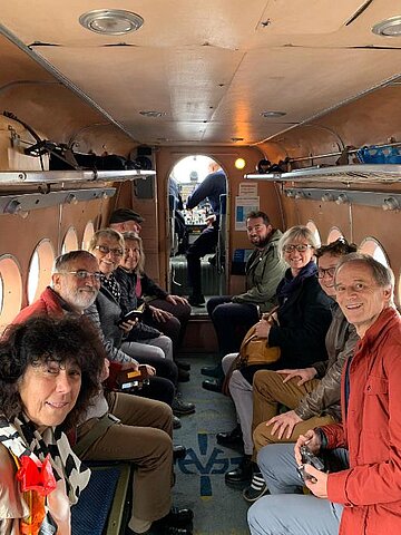 Passagiere sind bereit.