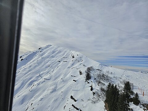 Nördlich vom Rinderberg, Parwengesattel oberhalb St. Stephan.
