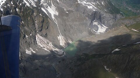 Felsabsturz oberhalb Grindelwald.