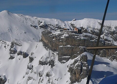 Mittelstation Schilthorn.