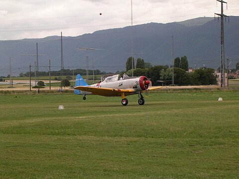 Start der North American T-6.