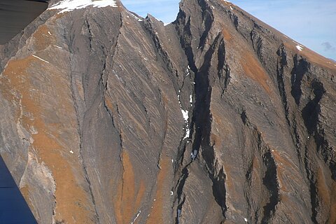 Felsformation nördlich der grossen Scheidegg.