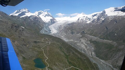 Findelgletscher mit Dufourspitze.