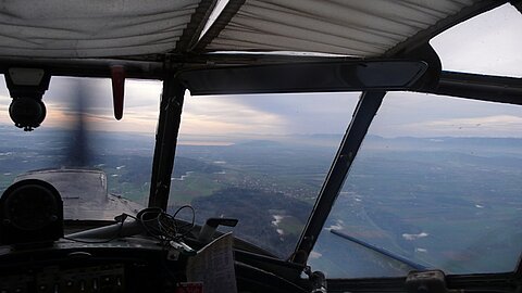 Start in Richtung Westen.
