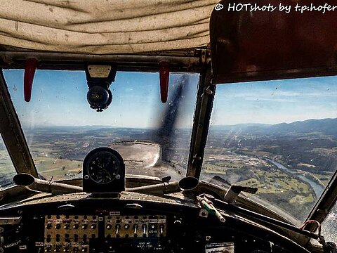 Im Anflug auf Grenchen.