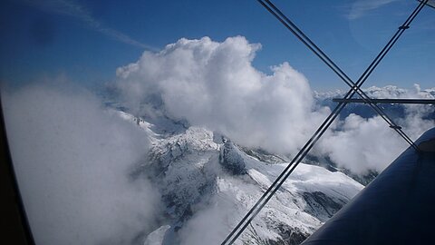 Erster Schnee bei Grindelwald First.
