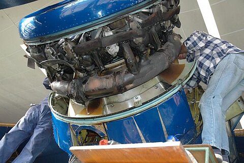 Der 1000PS-Motor.