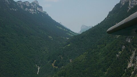 Blick in das Justistal.
