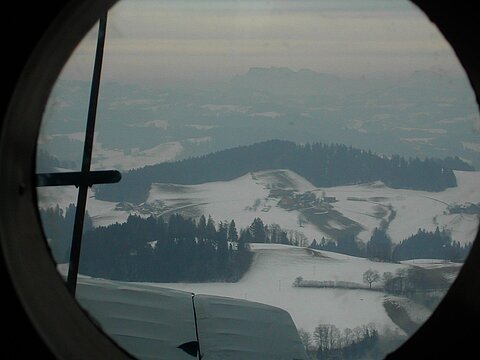 Im Hintergrund der Pilatus.