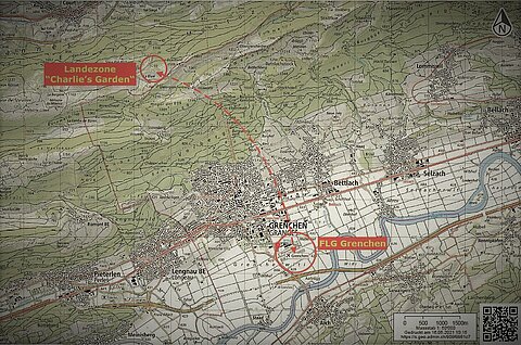 Lageplan der Operation