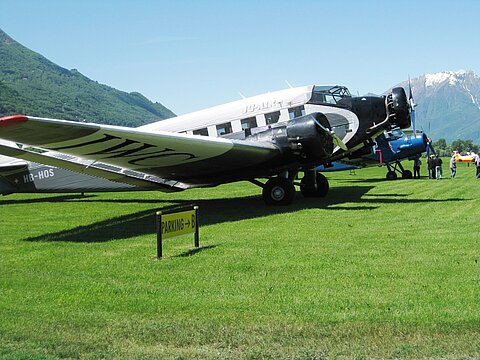 Auch die Ju-52 ist in den Süden geflogen.
