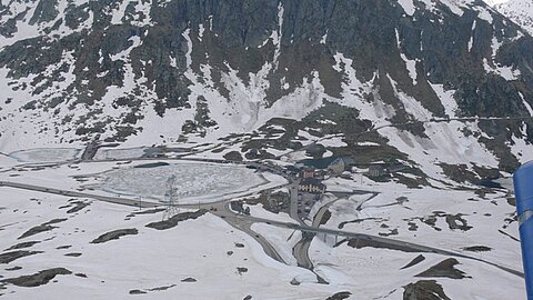 Zurück geht es über den Gotthardpass.