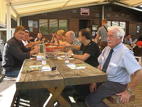Beim Fondueplausch.