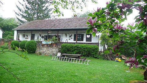 Feriendorf in der Gegend von Pace.