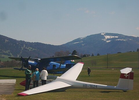 Ein besonderer Gast ujnsere Antonov.