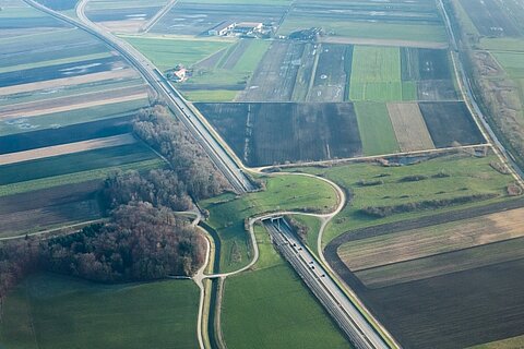 Autobahn Solothurn-Biel.