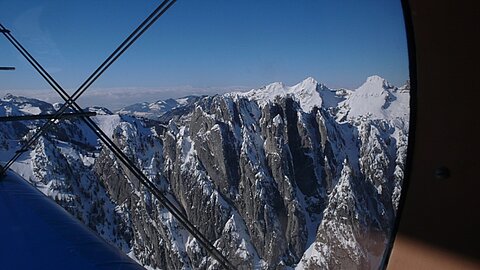 Bergspitzen der Gastlosen.