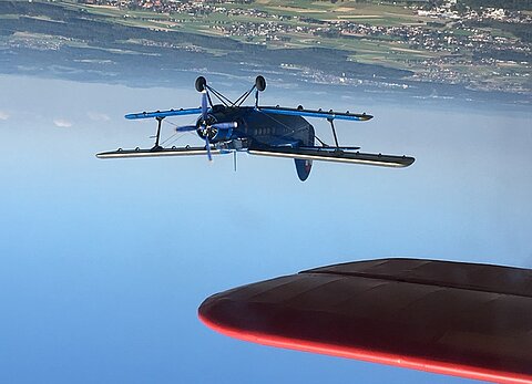 Aus Sicht der vorderen An-2.