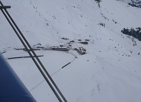 Über der kleinen Scheidegg.
