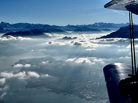 Luzern mit Blick in Richtung Brünig.