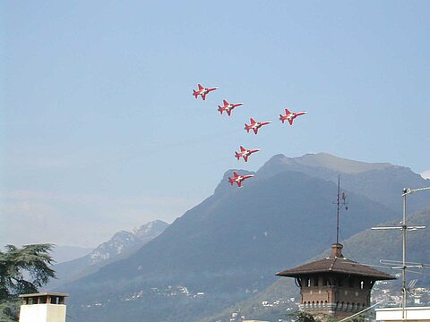 Patrouille Suisse mit Tiger F-5.