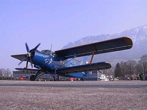 Antonov steht bereit.