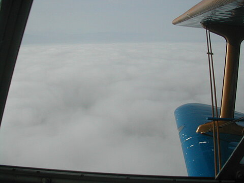 Dichter Nebel war an diesem Morgen im Unterland ...
