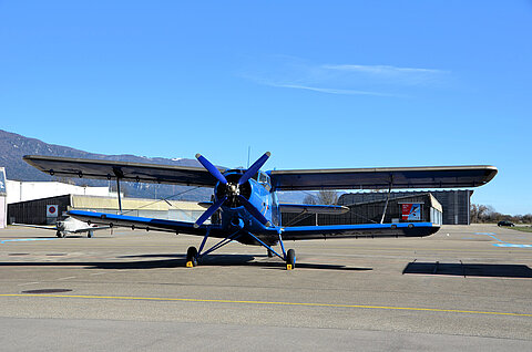 An-2 steht in Grenchen bereit.
