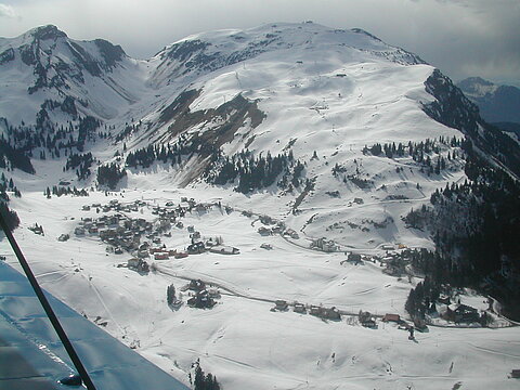 Skigebiet vom Hochjbrig.