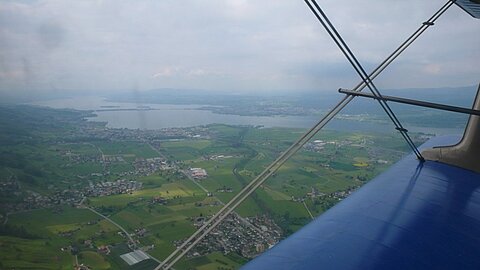 Blick in Richtung Zürichsee.