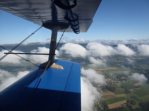 Stimmungsvolles Wetter entlang dem Jura.