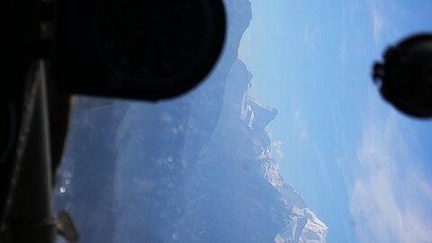 Vor uns das Matterhorn.