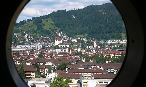 Ein letzter Blick aus dem Fenster vor dem Aufsetzten.