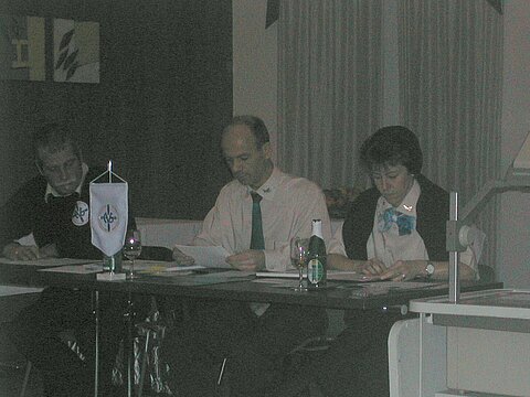 Präsident Christoph und Kassierin Brigitte.
