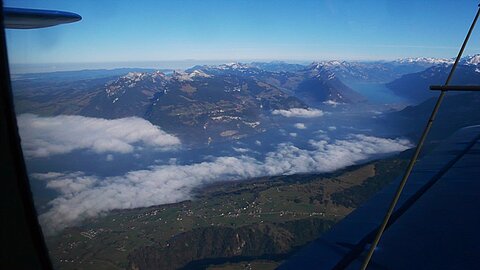 Blick in Richtung Brienzersee.