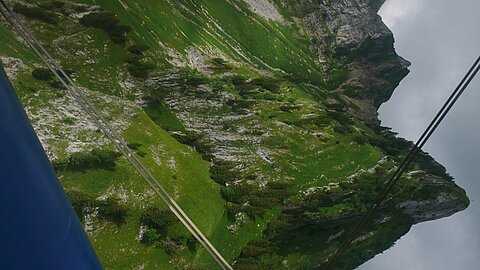 Bergspitze westlich vom Schwarzsee.