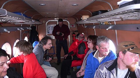 Unsere 12 Passagiere.
